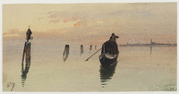 TvB T 403
<br/>
De Lagune van Venetië met een gondel
<br/>
<em>Anoniem NL (19de eeuw)</em>